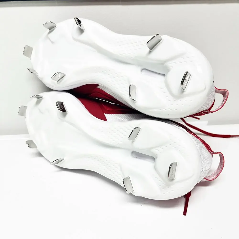 NEW Adidas Icon 7 Mid-Cut Baseball Cleats Shoes Red Mens Size 7